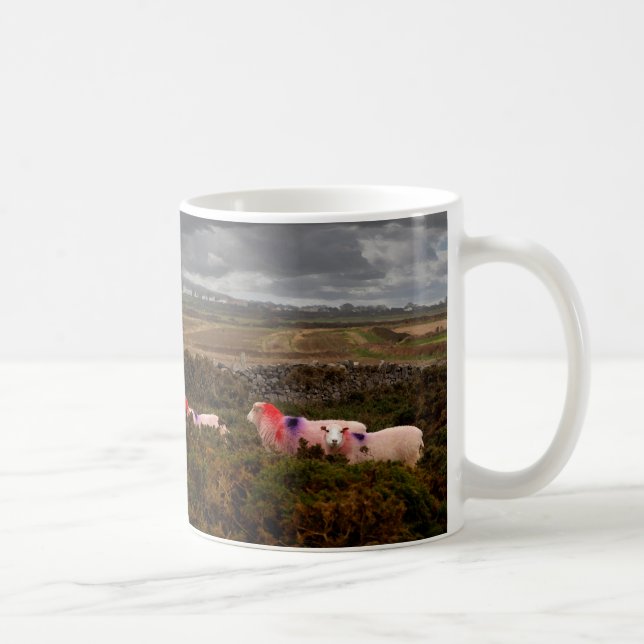 Färga får kaffemugg (Höger)