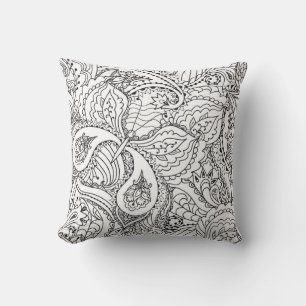 Färga färgsfärgsfärgsbild Ny Blommigt i design Aes Kudde