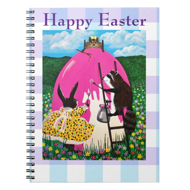 Färga GIANT EGG-anteckningsboken Anteckningsbok (Framsidan)