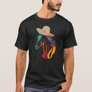 Färga hästar med Manar Kvinnor i barnhäst T Shirt