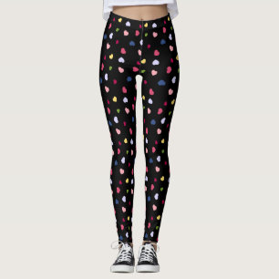 Färga hörn Mönster Leggings