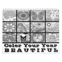 Färga kalendern Färg ditt år Kalender