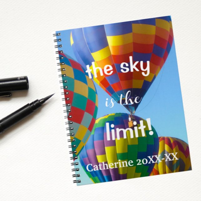 Färga Luftballonger Namn Spiral bärbar dator Anteckningsbok (A bright, cheerful spiral  notebook to liven up back to school or any time!)