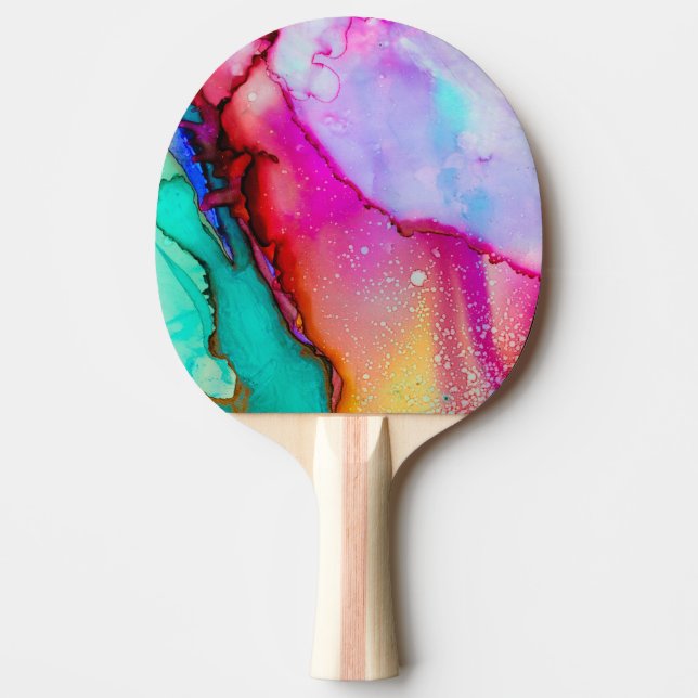 Färga Mashup Pin Pong Paddle Pingisracket (Framsidan)