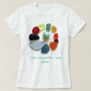 Färga mig söten - havsexponeringsglas tee shirt