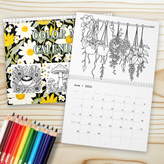 Färga Mig | Växter, Blommor och Trädgård  Kalender (Skapare uppladdad)