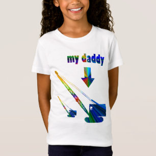 FÄRGA MIN DADDY CRANE OPERATOR TUNGA UTRUSTNING T-SHIRT