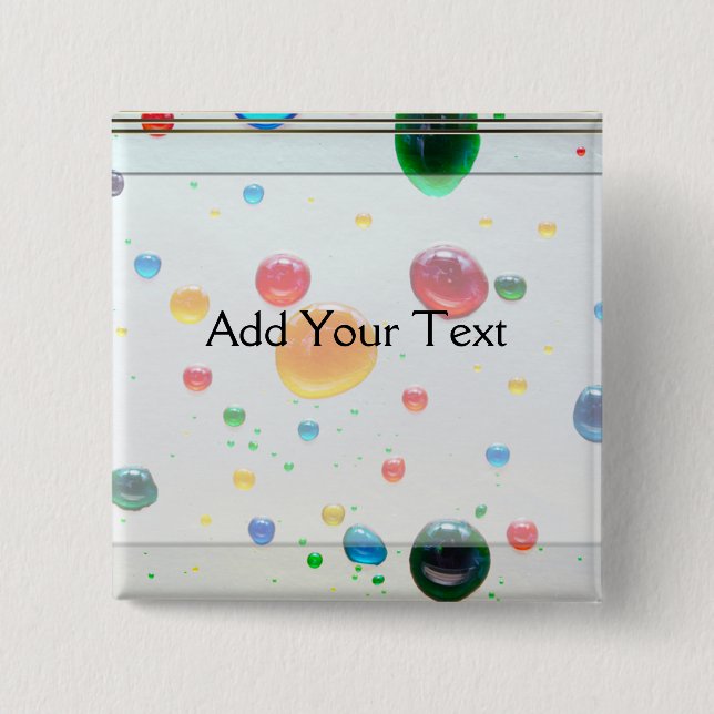 Färga min ljusa värld målar tappar knapp (Framsida)