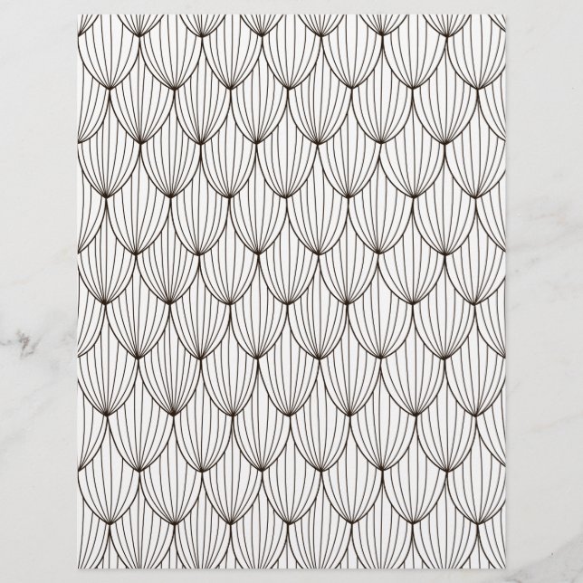 Färga Papper för Page Shingles Petals Scrapbook (Framsida)