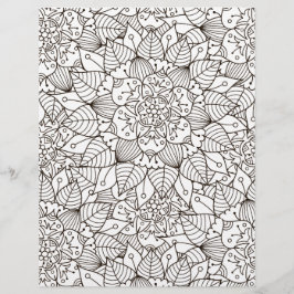 Färga Papper sida för vackert färglös skrapbok