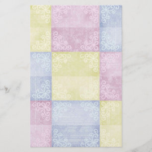 Färga pastelllappar brevpapper