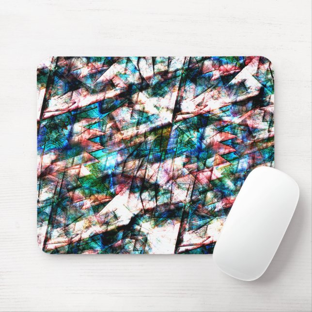 Färga repor och fläckar med stark kontrast musmatta (Med mus)