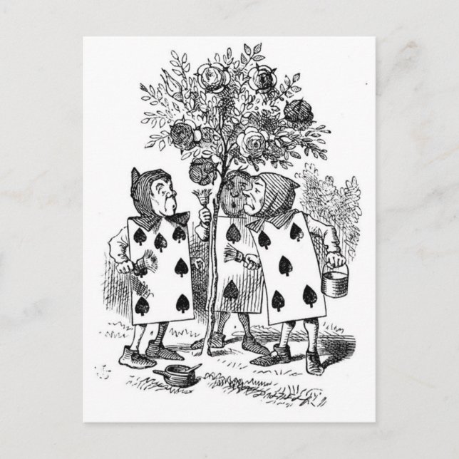 Färga Ro Red Vykort (Framsida)