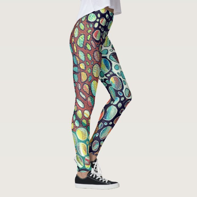 Färga Småstarna utan tidsinställning Originalteckn Leggings (Höger)