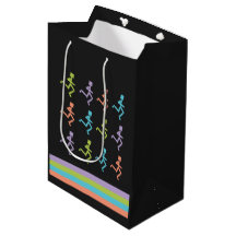 Färga Springer som kör Gift Bag