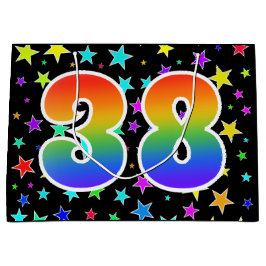 Färga stjärnor + regnbåge Mönster "38" händelsenum