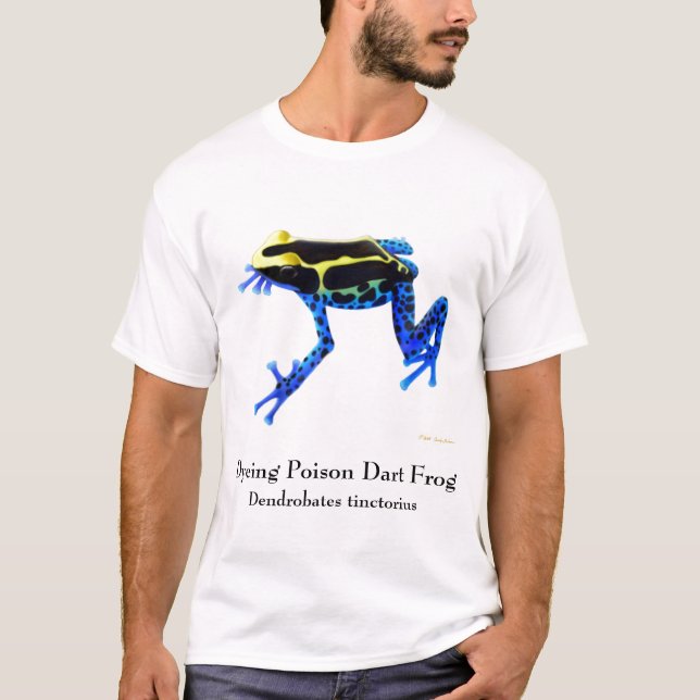 Färga T-tröja för giftpilgroda Tee Shirt (Framsida)