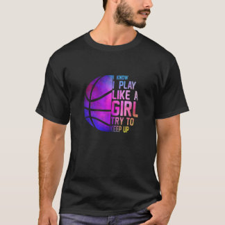 Färga tonåringar Kvinnor jag vet att jag spelar so T Shirt