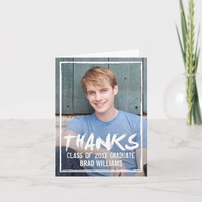 Färga Town Studenten tackkort (Framsida)