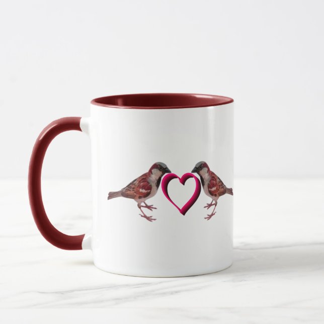 Färgad 3D Digital Art Combo Mugg (Vänster)