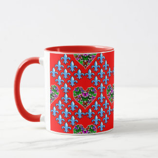 Färgad 3D Digital Art Combo Mugg