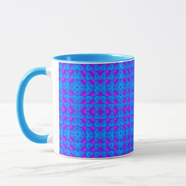 Färgad 3D Digital Art Combo Mugg (Vänster)