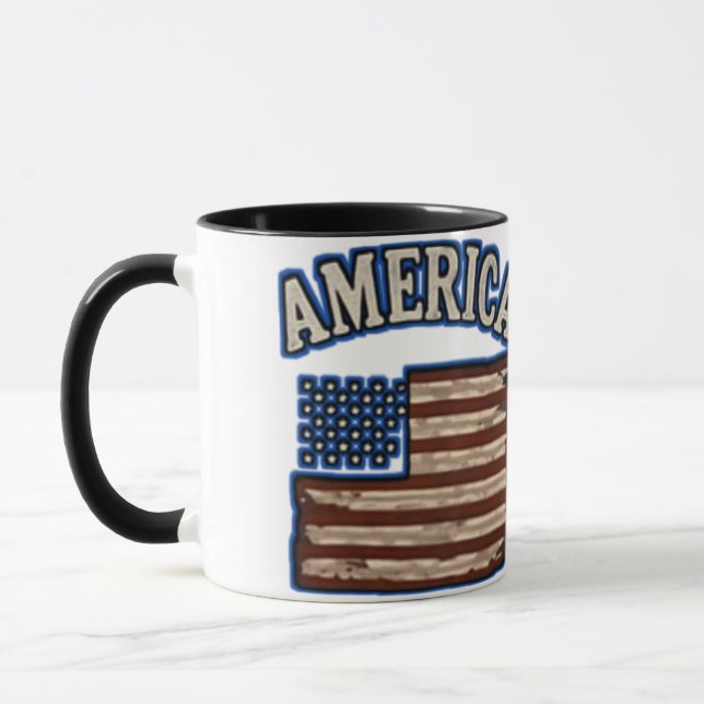 Färgad 3D Digital Art Combo Mugg (Vänster)