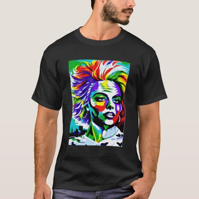 Färgad Ansikte T Shirt (Framsida)