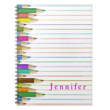 Färgad Art Pencil - eget namn Back to school