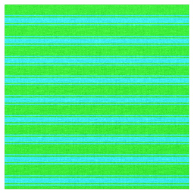 Färgad av kalk och cyan stripe/lind Mönster Tyg (Närbild)