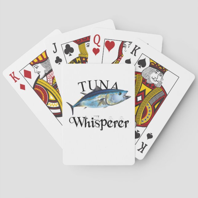 Färgad av tonfiskvisare med ljus casinokort (Baksidan)