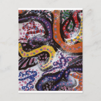 Färgad av vinstockar 1 vykort