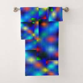 Färgad, bild simulerar flap-flotation, över blått