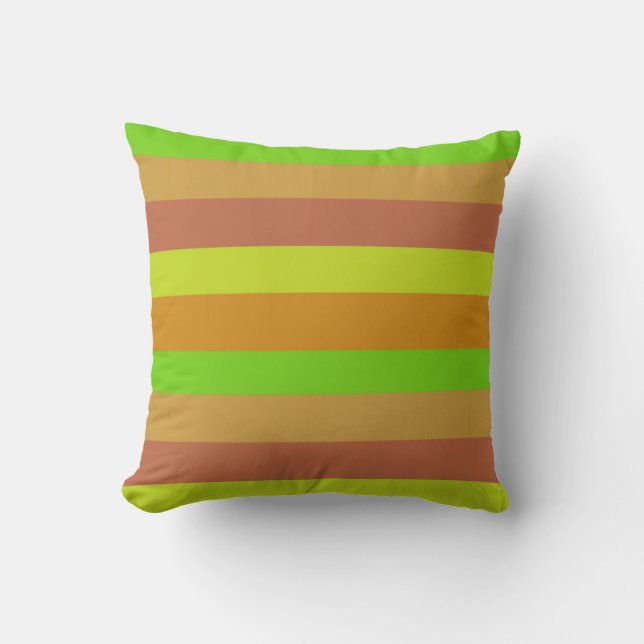 Färgad Block Art Cushion Kudde (Framsida)