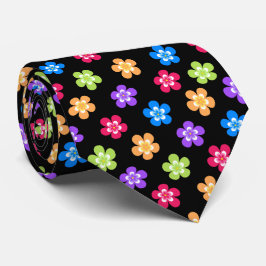 Färgad Blommor Slips