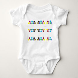 färgad bollar t shirt