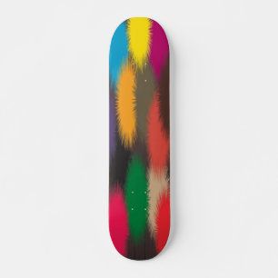 Färgad Bomull, Bollar Mini Skateboard Bräda 18,5 Cm