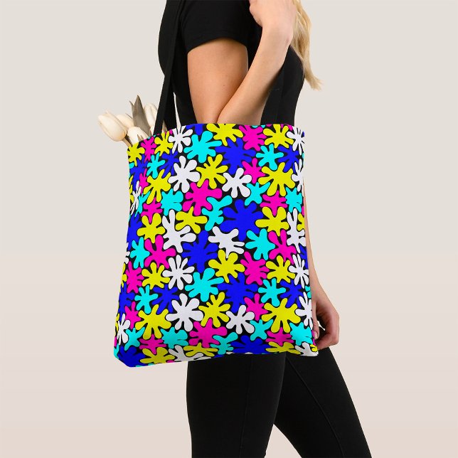 Färgad Bright Spots Tote Bag Tygkasse (Skapare uppladdad)