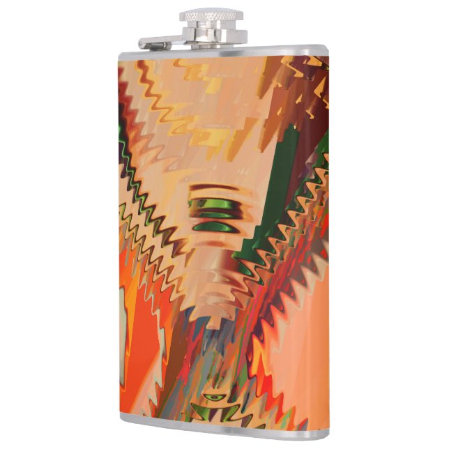 Färgad bryts med zigzag eller vågeffekt fickplunta (Vänster)