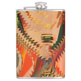 Färgad bryts med zigzag eller vågeffekt fickplunta