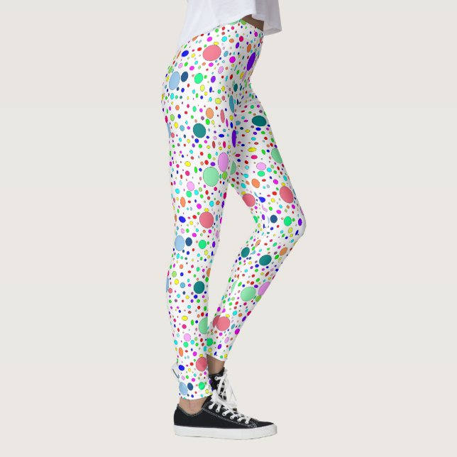 Färgad Bubbles Leggings (Höger)