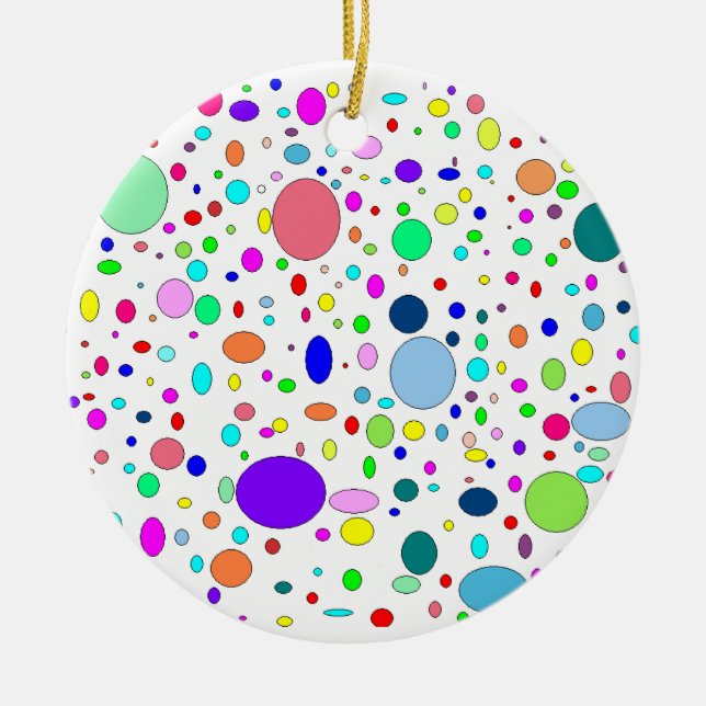 Färgad Bubbles, Ornament (Framsidan)