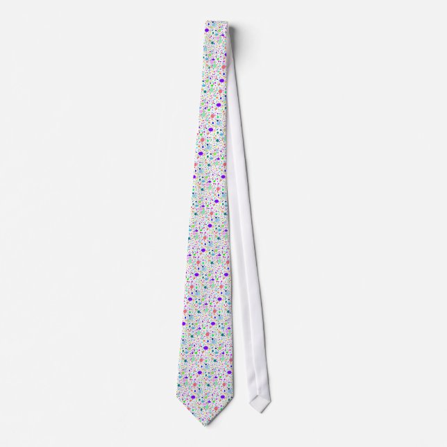 Färgad Bubbles Tie Slips (Framsida)