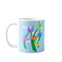 Färgad Butterflies och Himlar