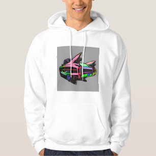 Färgad cadillac hoodie