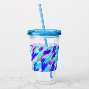 Färgad Chaos Acrylic Tumbler Take Away Mugg