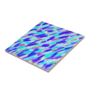 Färgad Chaos Ceramic Tile Kakelplatta