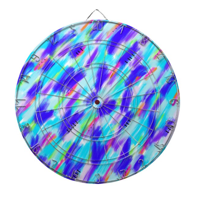 Färgad Chaos Dart Board Darttavla (Framsidan)