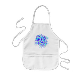 Färgad Chaos Kids' Apron Barnförkläde