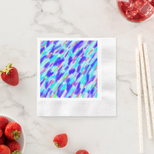 Färgad Chaos Napkins Pappersservett